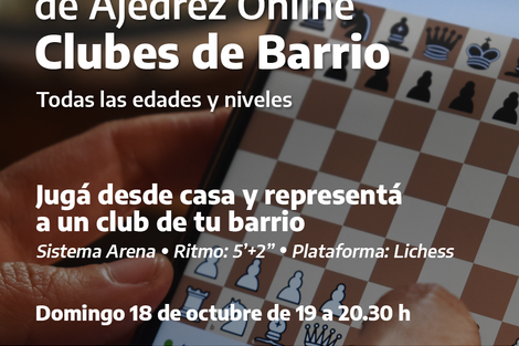 Torneo Nacional de Ajedrez Online "Clubes de barrio"