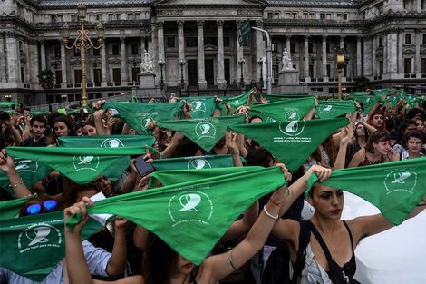 Sentada nacional por la legalización del aborto