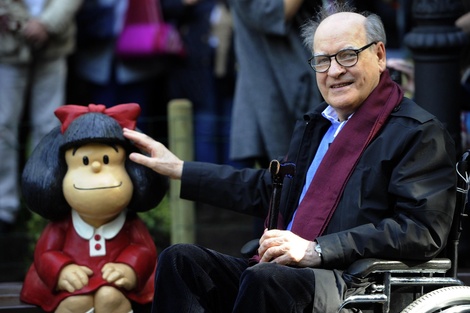 Mafalda en el cielo con diamantes