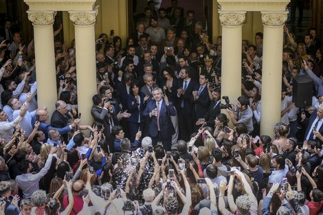 Las mejores fotos del primer mes de Alberto Fernández en la Casa Rosada