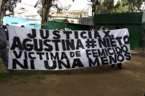 Marcha contra la impunidad por el asesinato de Agustina Nieto