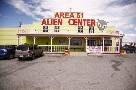 Un centro de entretenimientos en Nevada, cerca del Área 51. 