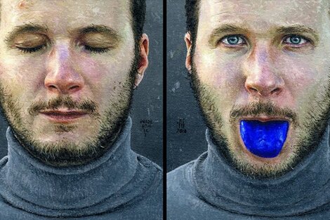 "Pride Blue Tongue Men", de Roberto González Fernández   