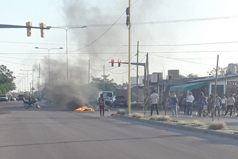 Protesta de familiares, amigos y vecinos 