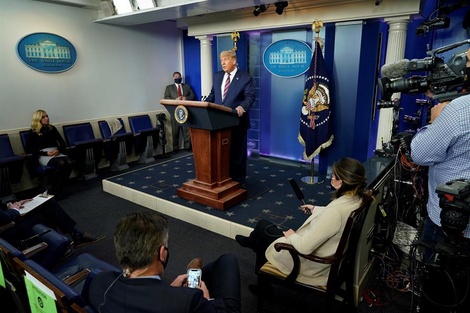 MSNBC, NBC News y ABC News interrumpieron la transmisión en directo de la palabra de Trump.