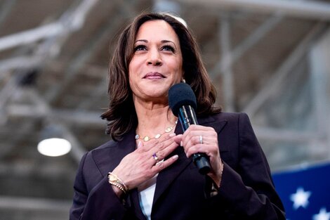 El video que muestra el festejo de Kamala Harris con Biden: "Lo hicimos, Joe"