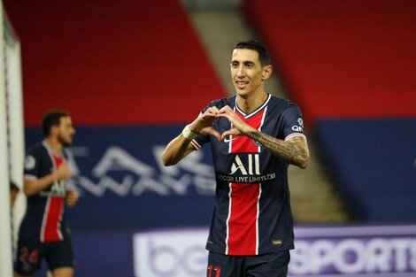 Di María hizo doblete y dio asistencia para otro triunfo del PSG