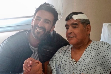 La primera foto de Diego Maradona tras la operación