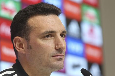 Scaloni: "Hay que unificar criterios en el VAR"