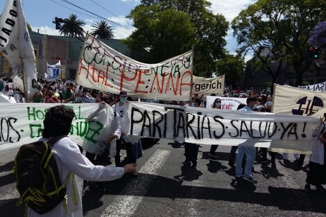 Paro y movilización de médicos porteños