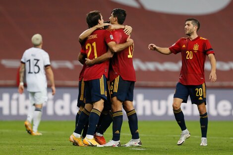 España aplastó a Alemania por la Nations League