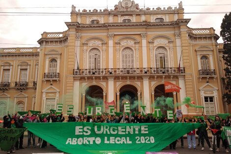 Salta: con un pañuelazo comenzó el camino hacia la marcha del 25N