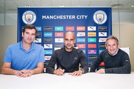 Pep Guardiola renovó su contrato con el Manchester City