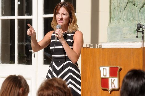 Ministra porteña de Educacón Soledad Acuña.