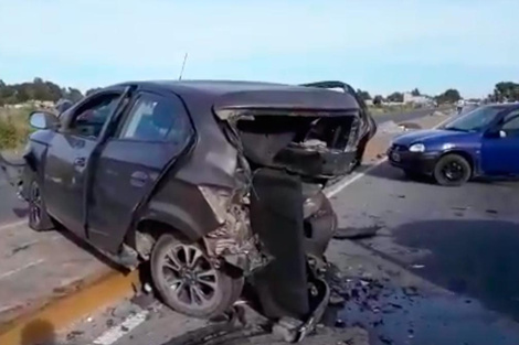 Tres personas resultaron heridas y están internadas.