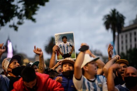 Los campeones del '86 despidieron a Maradona