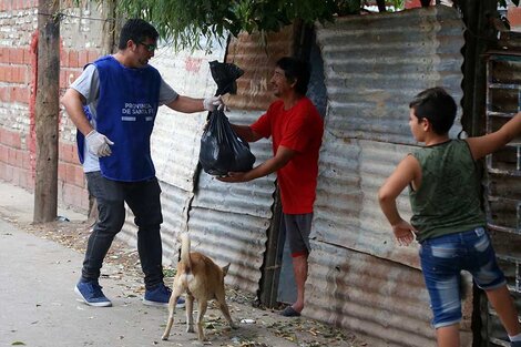 Desde el inicio de la pandemia la asistencia alimentaria no se detuvo. 