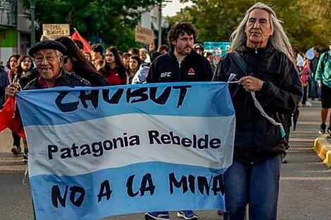 Movilización de las asambleas del No a la Mina 