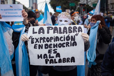 El "banderazo nacional" en fotos