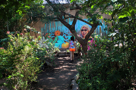 Mural homenaje a Felisa en la huerta de Molina al 2800, realizado por @chinadelrioy @eltrinche