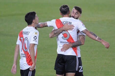 River le ganó a Godoy Cruz y sumó su quinto triunfo seguido