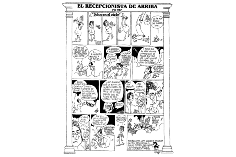 El recepcionista de arriba