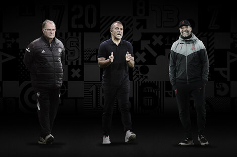 Bielsa, junto a los alemanes Klopp y Flick en la terna la mejor entrenador del año.