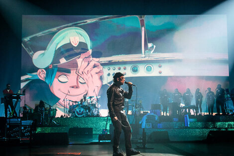 El show de Gorillaz, pioneros de lo virtual