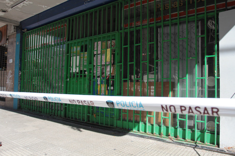 El supermercado del asesinado. (Fuente: Bernardino Avila)