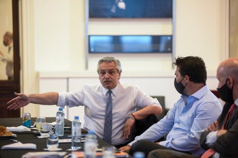 Alberto Fernández participa de la reunión de Gabinete Económico 