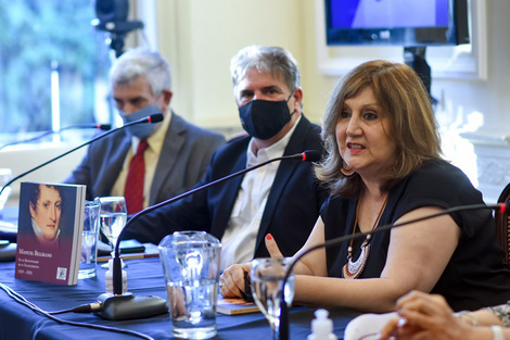 Llonch y Cantero presentaron el libro.