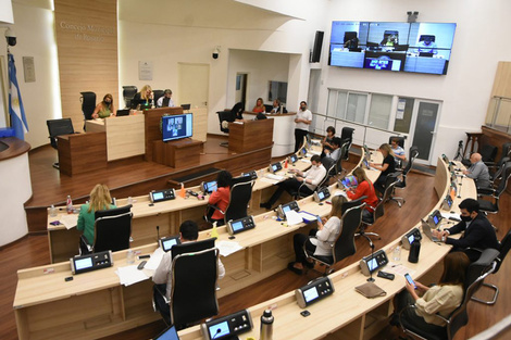 El Concejo Municipal de Rosario en sesión.
