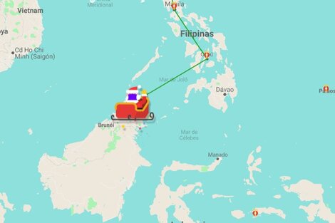 Navidad: Cómo seguir el recorrido de Papá Noel