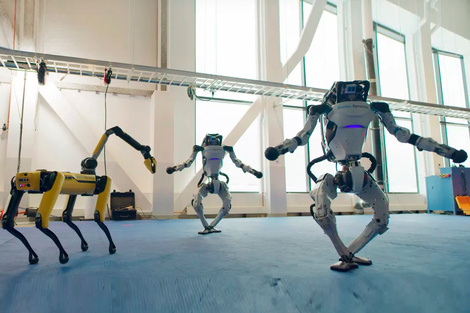 El divertido baile de Fin de Año de los robots de Boston Dynamics