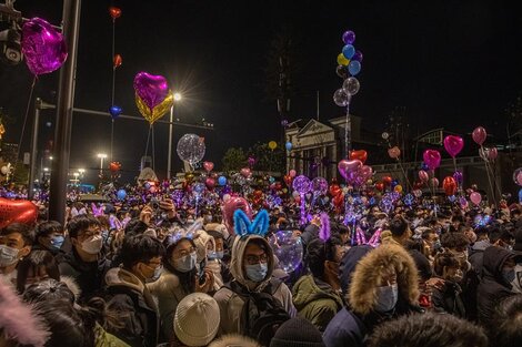 El festejo de Año Nuevo en Wuhan, la ciudad donde empezó la expansión del coronavirus