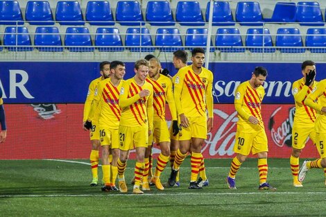 Liga de España: Barcelona, con Messi, venció al colista Huesca