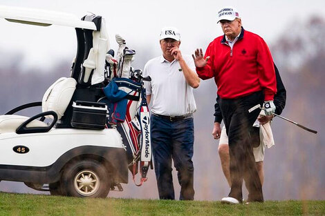 Por la toma del Capitolio, la empresa de Trump se quedó sin un torneo de golf