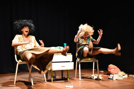 María Pía Soler y Marianela Druetta en escena