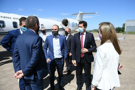 Martín Guzmán y Eduardo "Wado" de Pedro visitan Entre Ríos