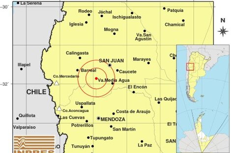 Fuerte sismo de 6.4 de magnitud en San Juan