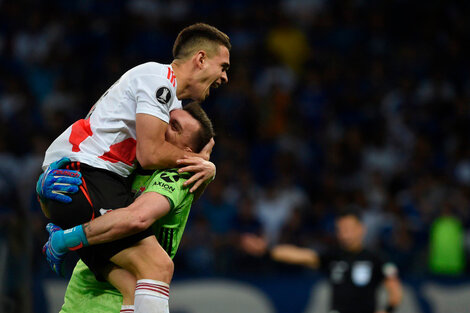 Armani y Borré están muy cómodos en River