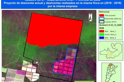 Pobladores wichí afirman que una zona a desmontar es usada por ellos