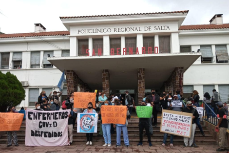 El San Bernardo prescindió de 34 enfermeros monotributistas