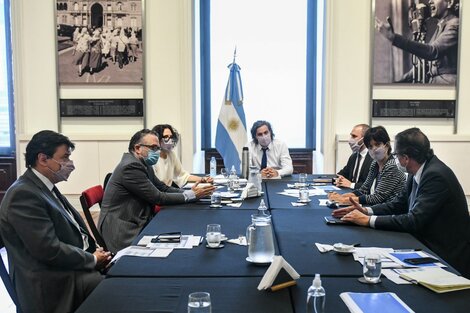 Pleno del Gabinete Económico en la reunión en la Jefatura de Ministros. 