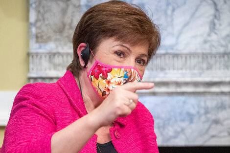 Kristalina Georgieva: "Se está trabajando fructíferamente con la Argentina"