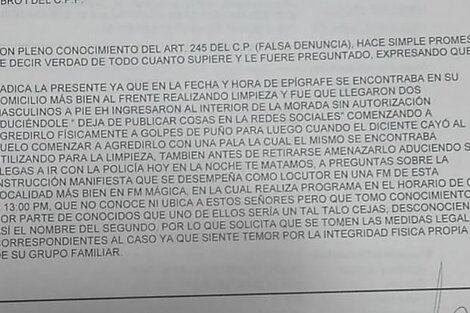 Golpean y amenazan a un comunicador de El Quebrachal