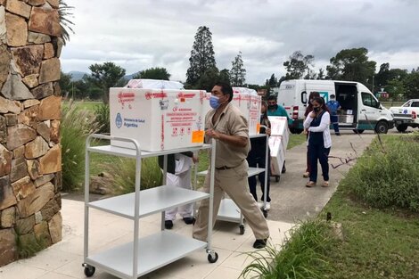 Llegaron a Salta 10 mil vacunas y se terminaría de cubrir al personal de Salud