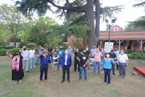 Fernando Gray, con la Federación de Sindicatos Municipales bonaerenses