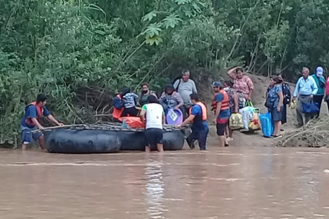 Habitantes de Los Toldos otra vez incomunicados 