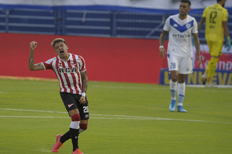 García, en un partido contra Vélez el año pasado. 